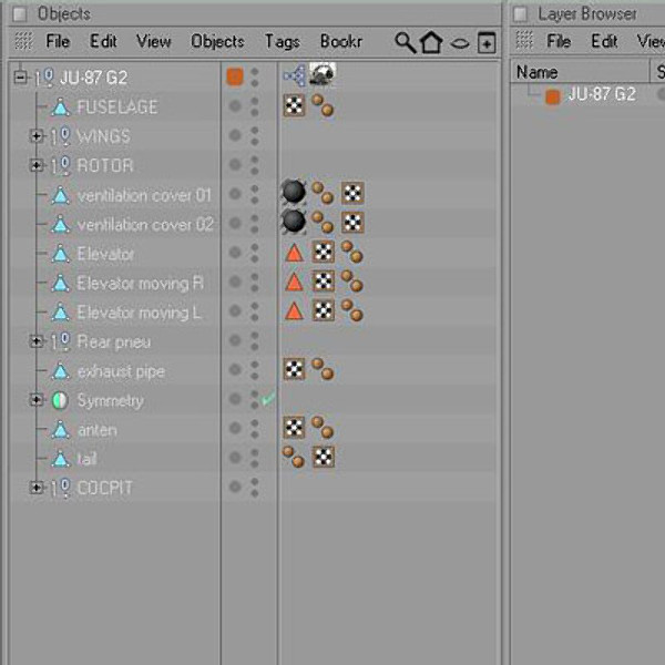 cinema4d stuka g2 87 - Ju 87G2 Stuka by Warag